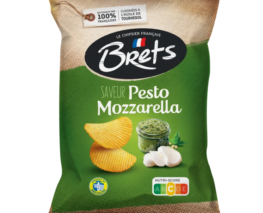 BRETS - Pesto Mozzarella 125gr