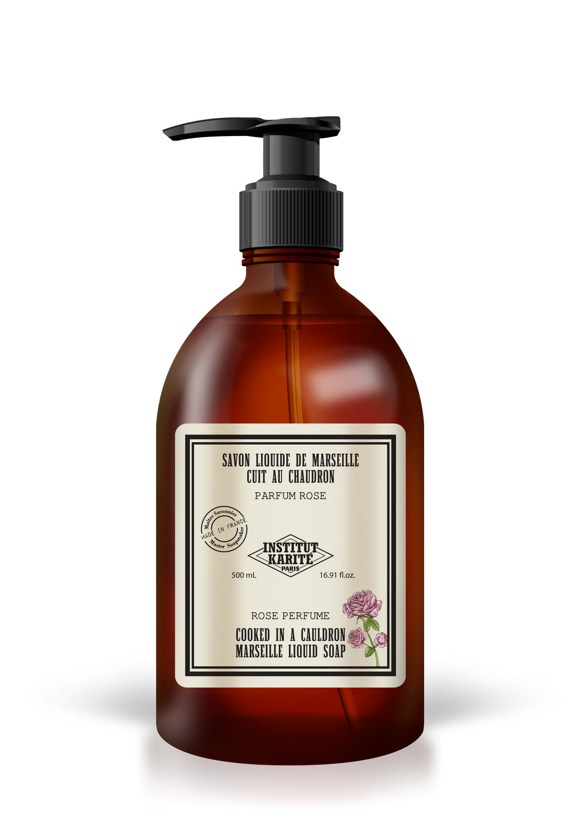 Institut Karité Paris Vintage Vloeibare ROZEN Marseillezeep 500 ml