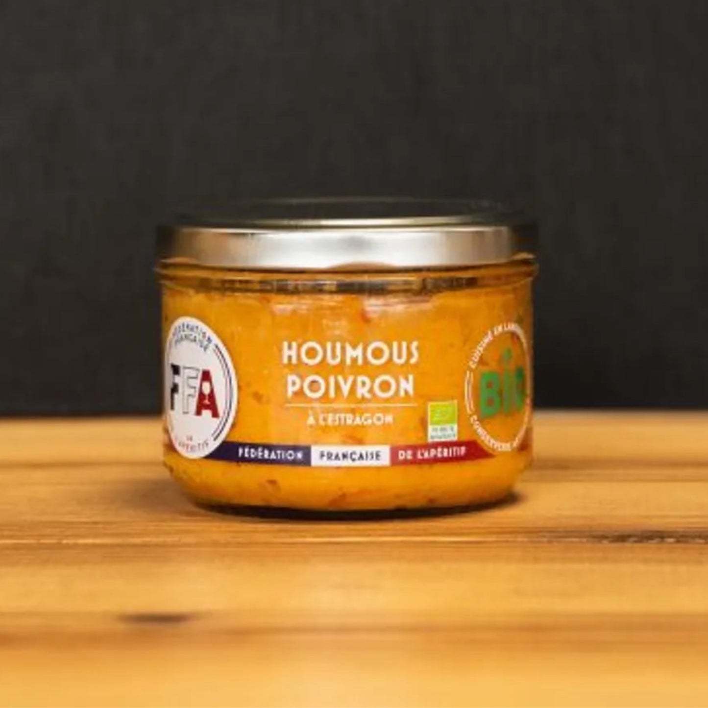 HOUMOUS POIVRON à l’estragon “BIO”