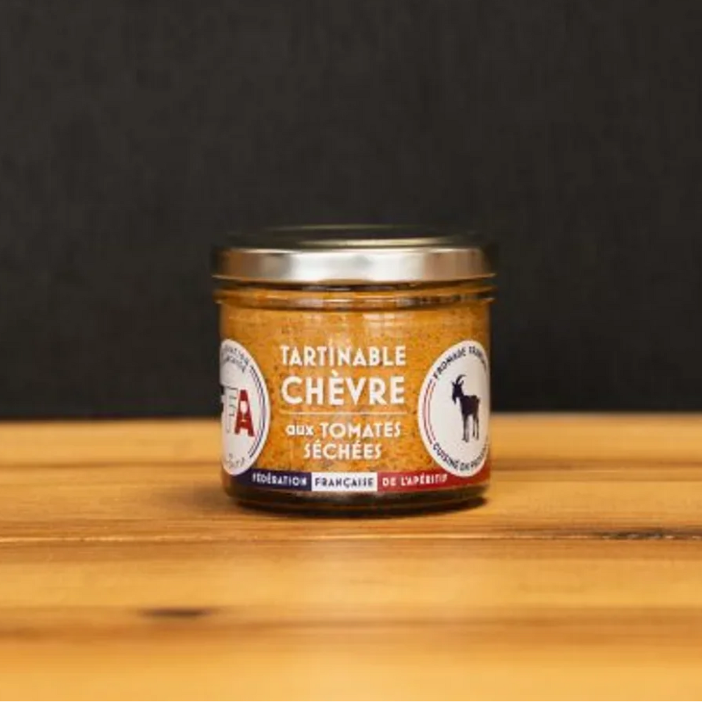 TARTINABLE DE CHEVRE aux tomates séchées