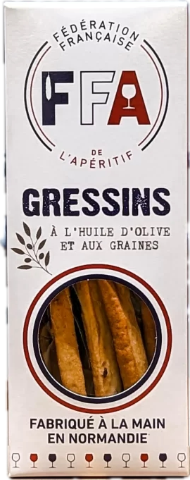 GRESSINS À L'HUILE D'OLIVE ET AUX GRAINES