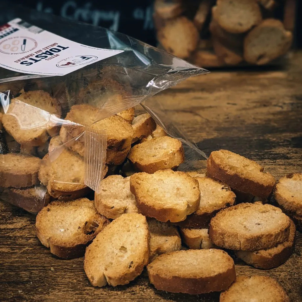PETITS TOAST GRILLÉS aux céréales
