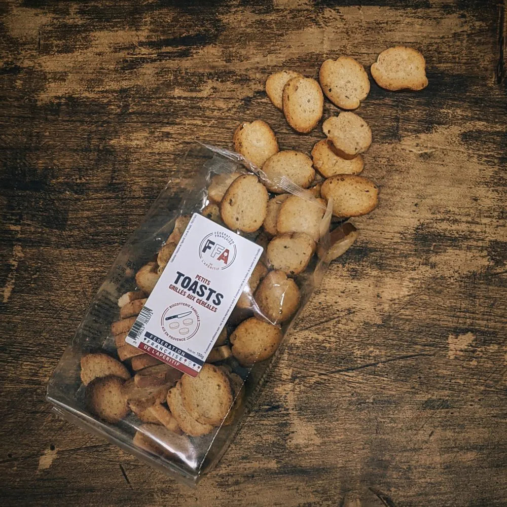 PETITS TOAST GRILLÉS aux céréales