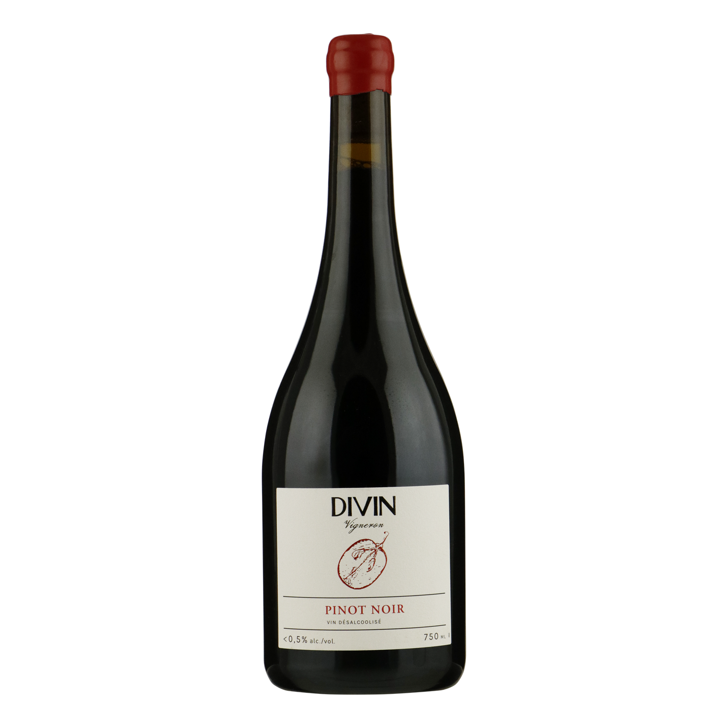 DIVIN “Vignerons Pinot Noir 0,5% Alc.” 75cl