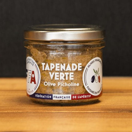 TAPENADE VERTE - olives Picholines françaises