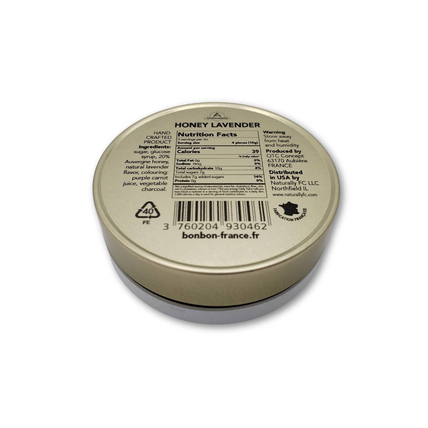 Apipharma  - Lavendel en Honing - 20% Auvergne honing - 50g