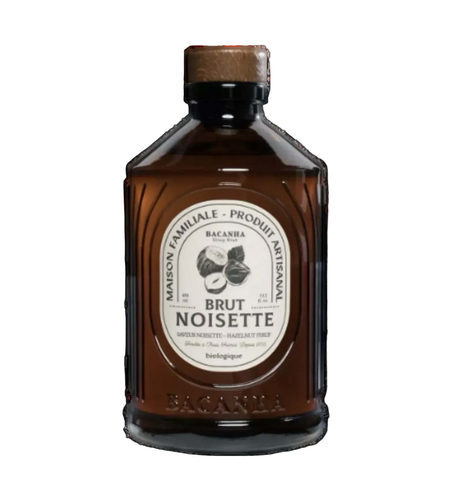 BACANHA - Noisette (HAZELNOOT) - Organic Syrup - BIO - 400ml