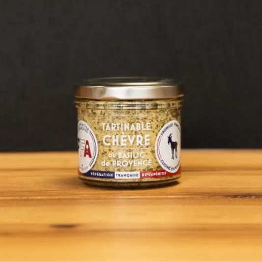 TARTINABLE DE CHEVRE au basilic de Provence