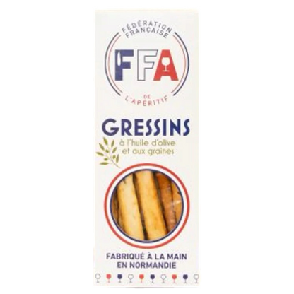 GRESSINS À L'HUILE D'OLIVE ET AUX GRAINES