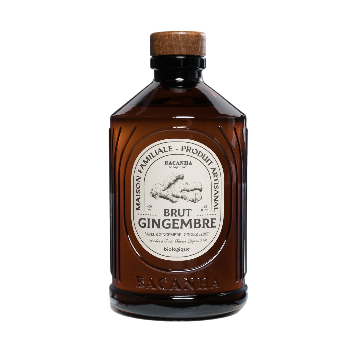 BACANHA - Organic Syrup - BIO - 400ml - Ginger (GEMBER)