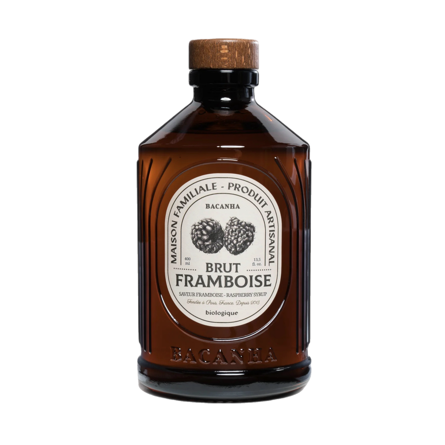BACANHA - Organic Syrup - BIO - 400ml - Raspberry (FRAMBOOS)