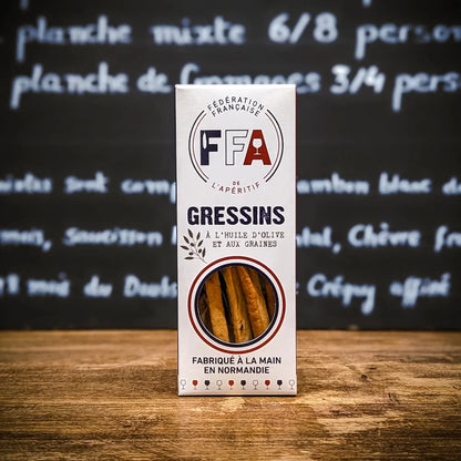 GRESSINS À L'HUILE D'OLIVE ET AUX GRAINES