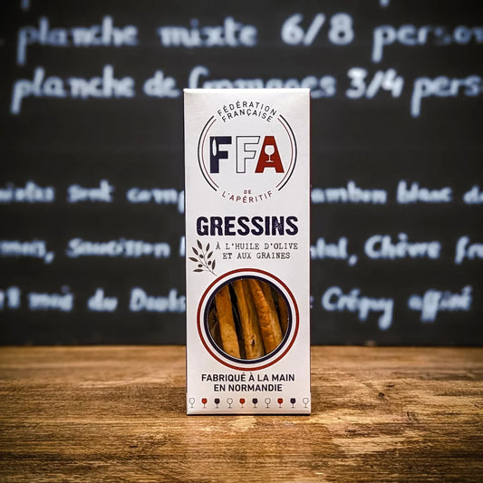 GRESSINS À L'HUILE D'OLIVE ET AUX GRAINES
