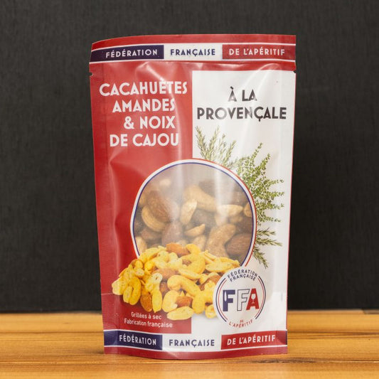 CACAHUETES, AMANDES ET NOIX DE CAJOU à la Provence
