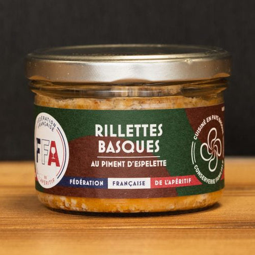 RILLETTES BASQUES au piment d’Espelette