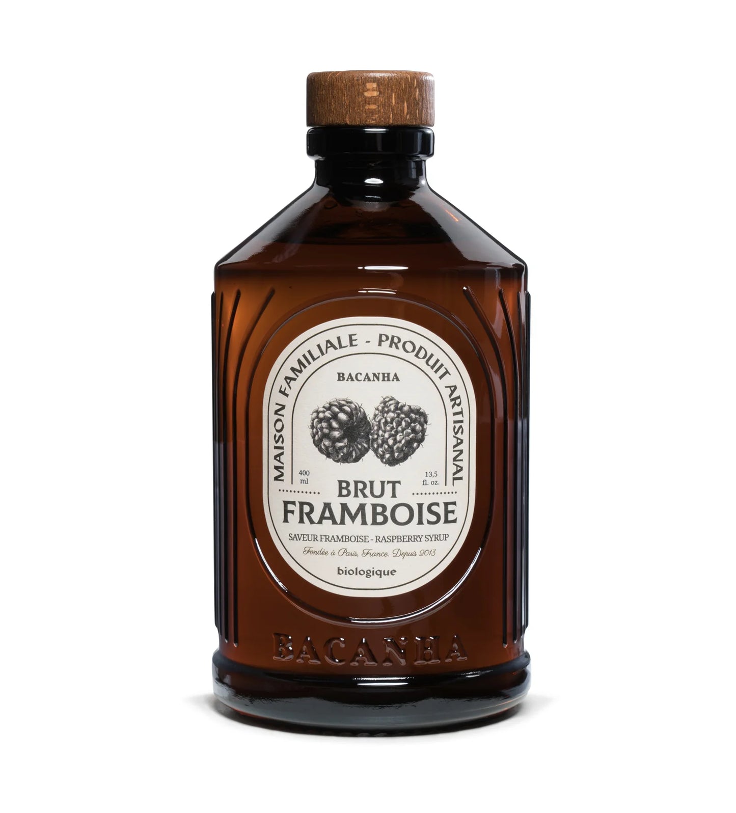 BACANHA - Organic Syrup - BIO - 400ml - Raspberry (FRAMBOOS)