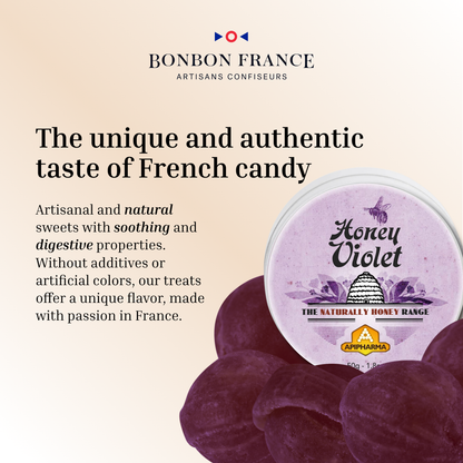 Apipharma -  Violet en Honing - 20% Auvergne honing - 50g