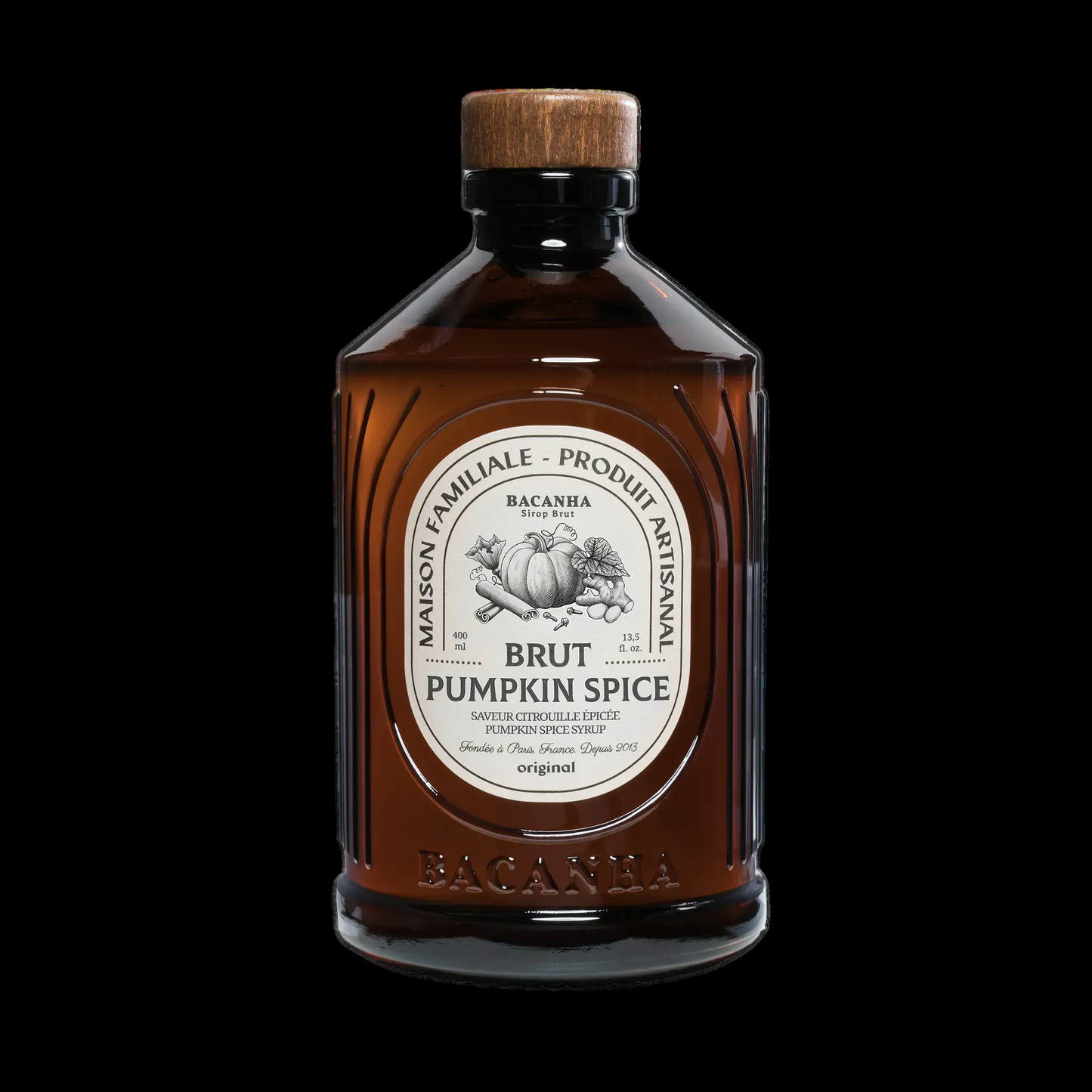 BACANHA - Citrouille Épicée (PUMPKIN SPICE) - Organic Syrup - BIO - 400ml