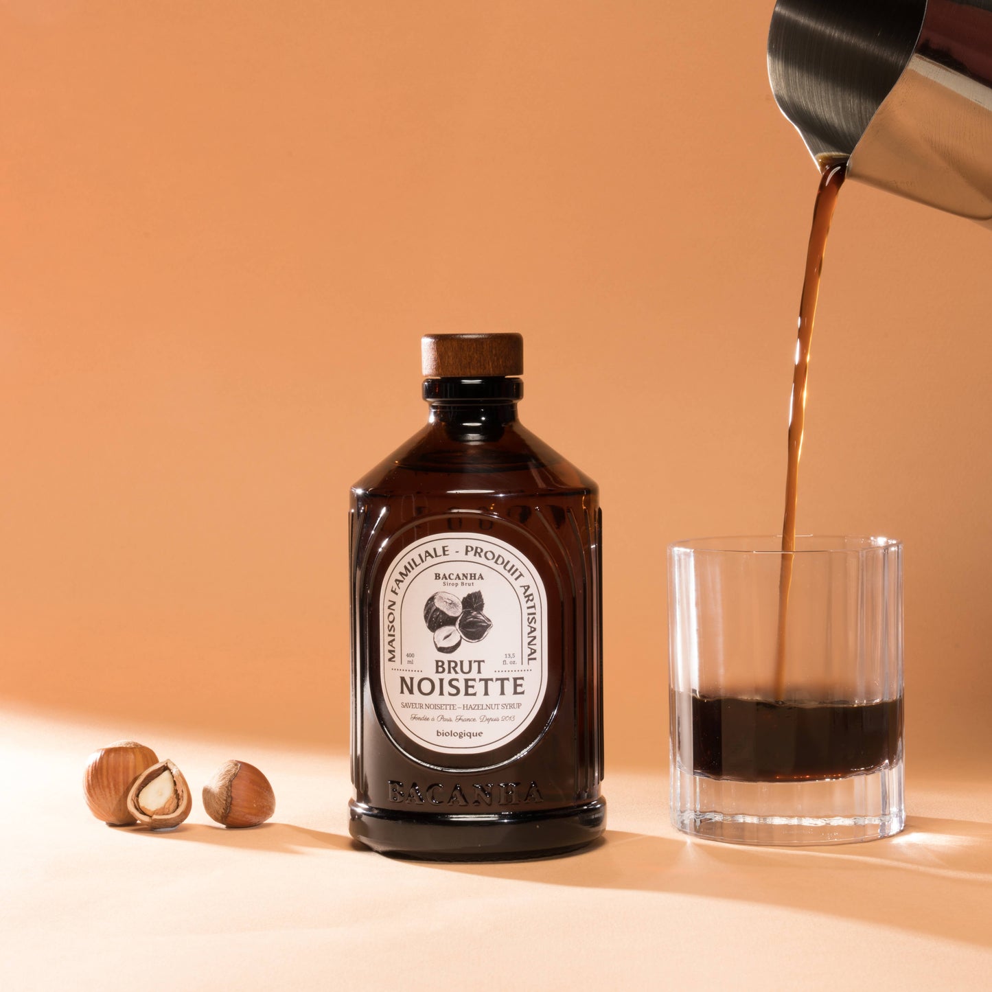 BACANHA - Noisette (HAZELNOOT) - Organic Syrup - BIO - 400ml